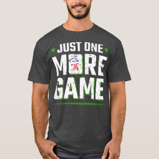 Camiseta Apenas Mais Um Jogo Mahjong Define Mah Jongg