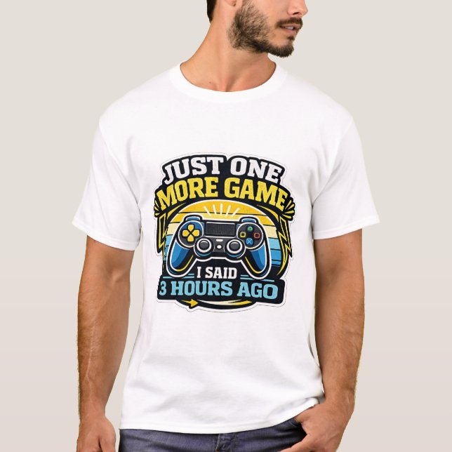 Camiseta Apenas Mais Um Jogo Retro Sunset (Frente)