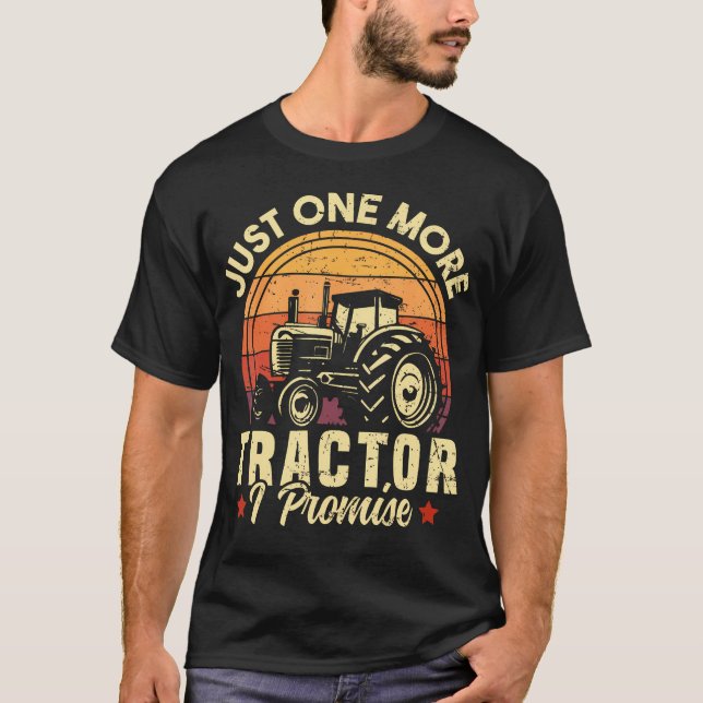 Camiseta Apenas Mais Um Trator Eu Prometo Engraçado Present (Frente)