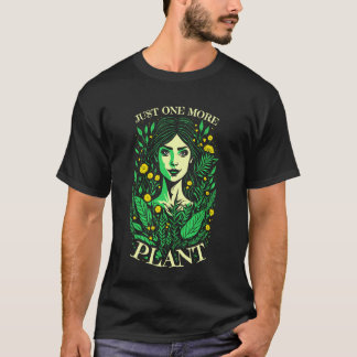 Camiseta Apenas Mais Uma Amante de Plantas Garota Jardineir