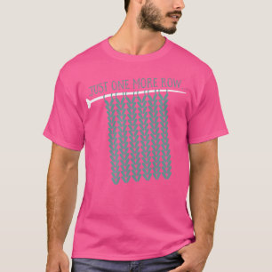 Camiseta Apenas Mais Uma Fileira Gráfica de Tricô