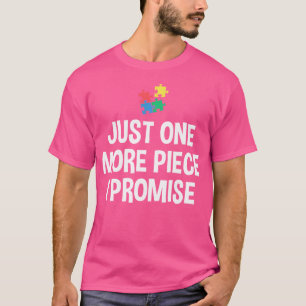 Camiseta Apenas Mais Uma Peça Eu Prometo Quebra-Cabeça Cole