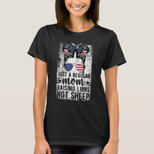 Camiseta Apenas Mamãe Normal Levanta Leões Não Ovinos Patri