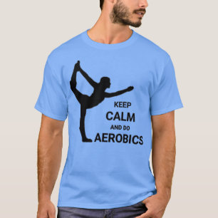 Camiseta Apenas mantenha calma e faça acrobacias