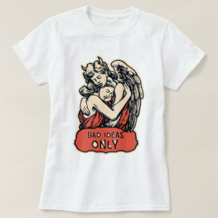 Camiseta Apenas Más Ideias - Vintage Gótico