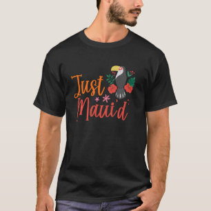 Camiseta Apenas Maui D Hawaii Honeymoon Hubby Wifey Matchin