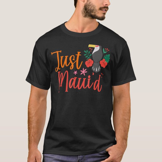 Camiseta Apenas Maui d Hawaii Honeymoon Hubby Wifey Matchin (Frente)