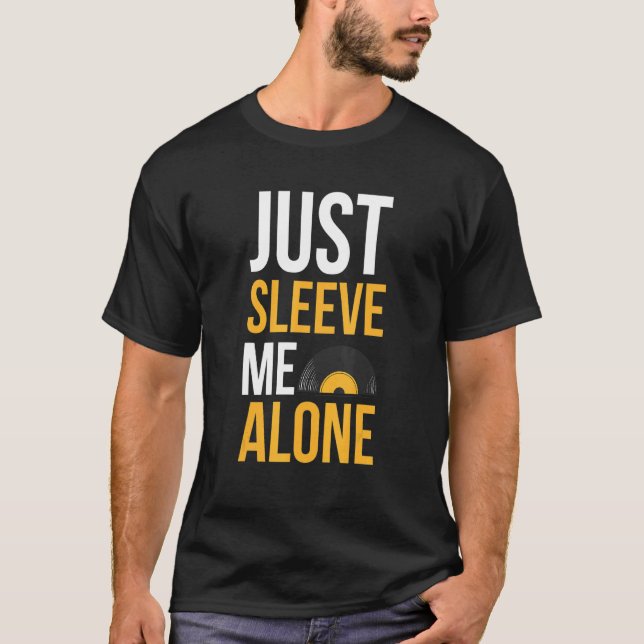 Camiseta Apenas Me Capa Sozinho Pun Para Um Vinil (Frente)