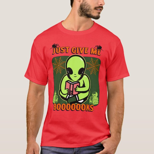 Camiseta Apenas me dê livros (Frente)