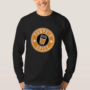 Camiseta Apenas me dê Pumpkin Spice e Latte Aproveitem a V