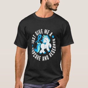 Camiseta Apenas Me Dê Um Cupcake E Pesquise Diabetes T1 Aw