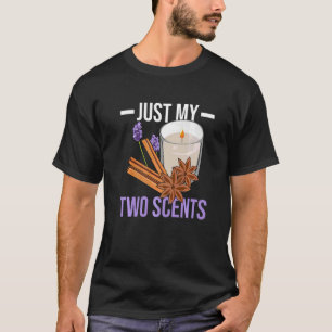 Camiseta Apenas meus dois aromas para uma fabricação de vel