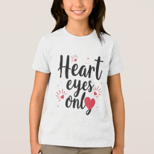 Camiseta Apenas olhos cardíacos