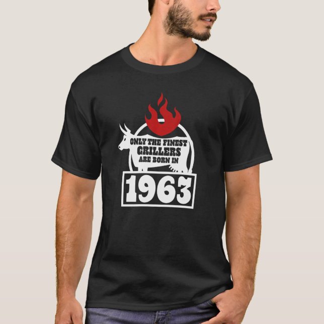 Camiseta Apenas Os Mais Finos Grillers Nasceram Em 1963 59º (Frente)