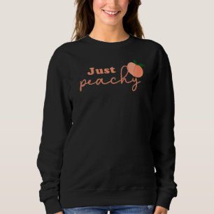 Camiseta Apenas Peachy Retro 70s Georgia Peaches Comida Ver