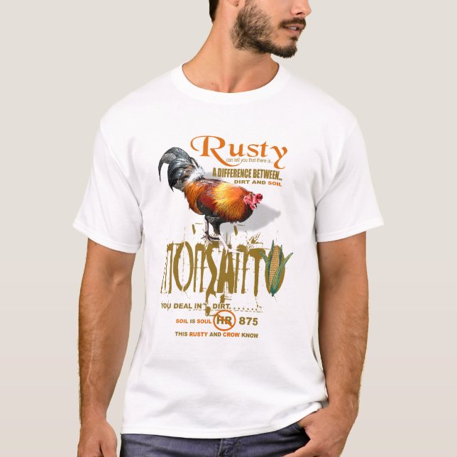 Camiseta apenas peça oxidado (Frente)