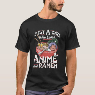 Camiseta Apenas quem ama anime e Ra japonês Ga