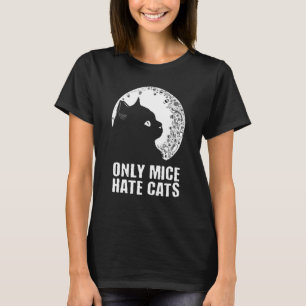 Camiseta Apenas Ratos Odeiam Gatos Ditos Gato Citações Gati
