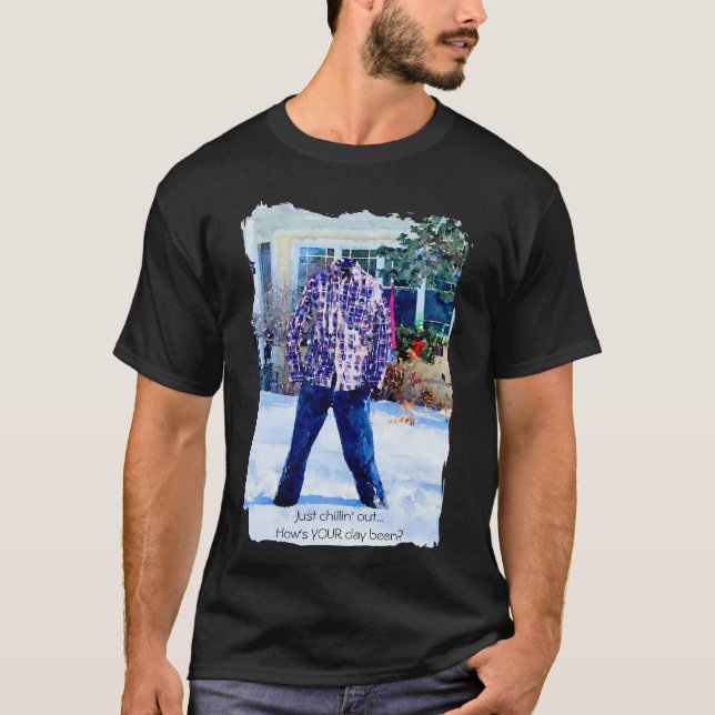 Camiseta Apenas Refrigerindo Calças Congeladas (Frente)
