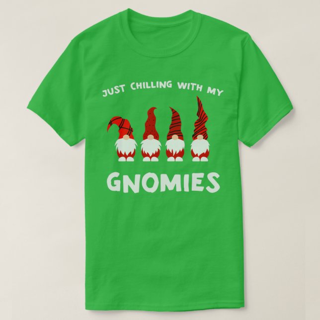 Camiseta Apenas Refrigerindo Com Meus Gnomos (Frente do Design)