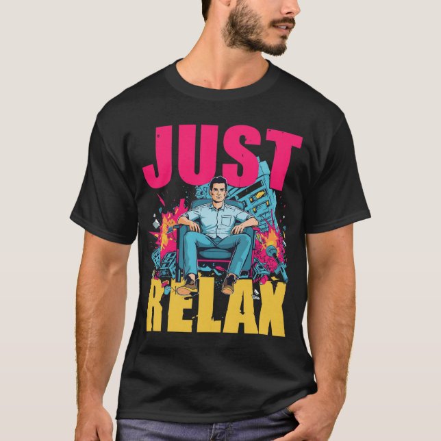Camiseta Apenas Relaxe! (Frente)