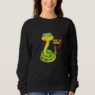 Camiseta Apenas Relaxe Eu Sou Um Animal Peçonhento Desarmad