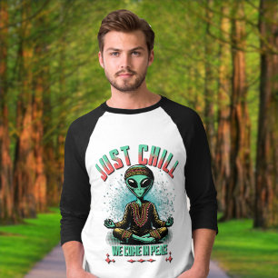 Camiseta Apenas relaxe, nós viemos em paz