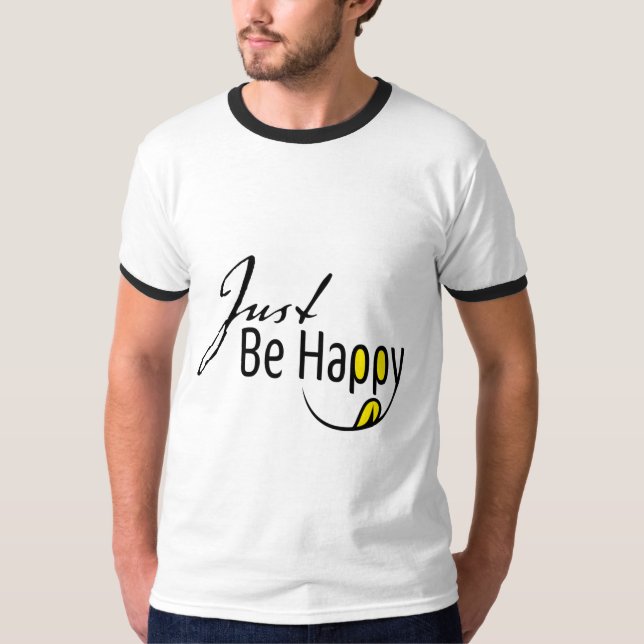 Camiseta Apenas Seja Feliz (Frente)