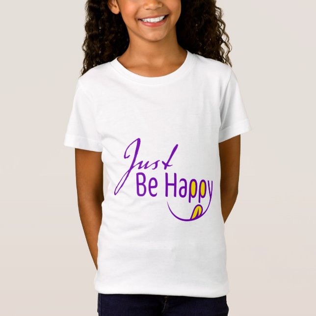 Camiseta Apenas Seja Feliz (Frente)