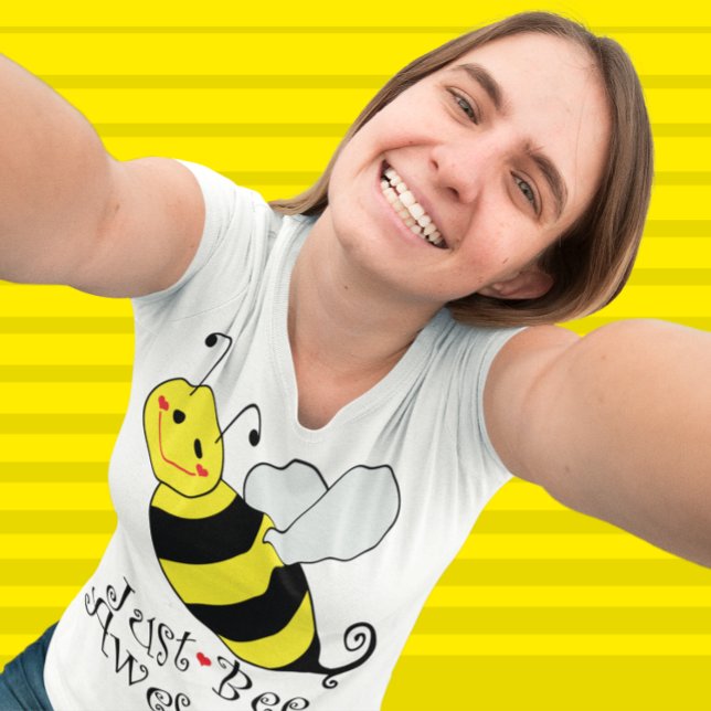 Camiseta Apenas Seja Uma Bumble Bee Incrível (Criador carregado)