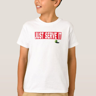 CAMISETA APENAS SERVIR-LO TSHIRT DO TÊNIS