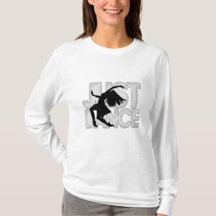 Camiseta Apenas silhueta da dança