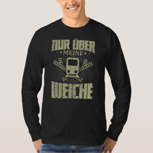 Camiseta Apenas Sobre A Locomotiva Da Maquinista De Comboio