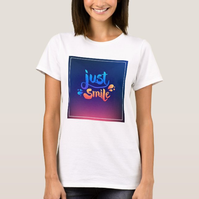 Camiseta Apenas Sorria (Frente)