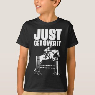 Camiseta Apenas Supere Cavalos Cavalos Cavalos Andando Eque