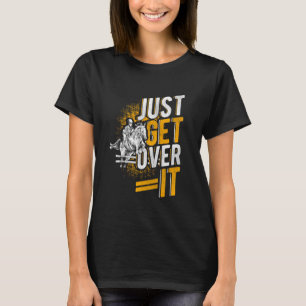 Camiseta APENAS SUPERE ISO Esporte Equestre Salto de Cavalo