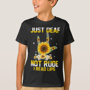 Camiseta Apenas Surdo Não É Grosseiro Deficiente Auditivo S