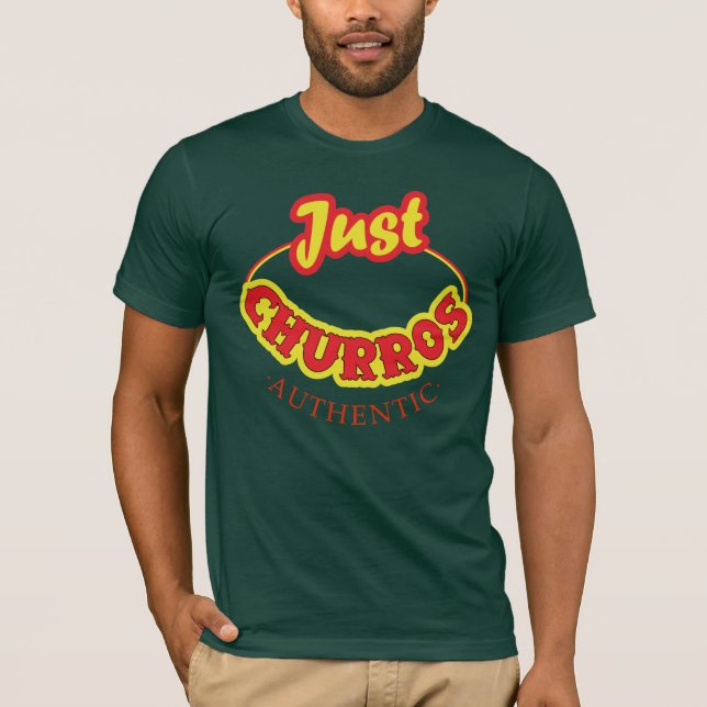 Camiseta Apenas Tshirt do logotipo de Churros (Frente)