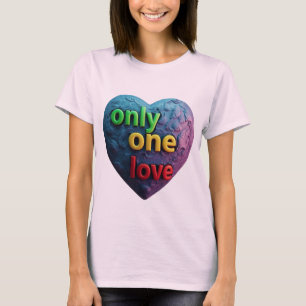 Camiseta Apenas Um Amor – Arte do Coração Inspirada no Regg