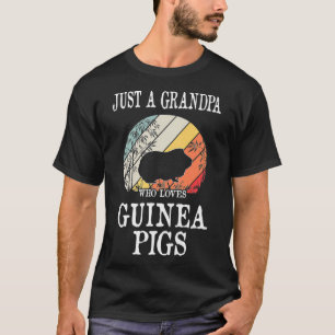 Camiseta Apenas Um Avô Que Ama Guiné Pigs Premium _1