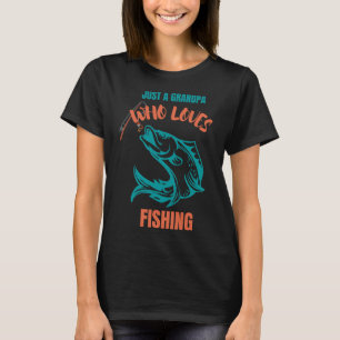 Camiseta Apenas um Avô Que Ama Pescar - Dia dos Avós