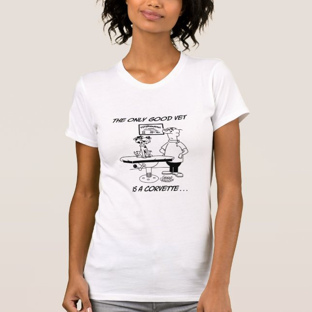 Camiseta Apenas Um Bom Vet É Uma Corvette (Frente)