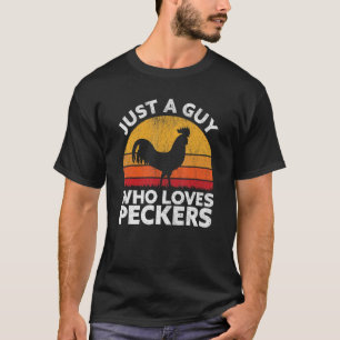 Camiseta Apenas um cara que ama galos Frango Avicultura L