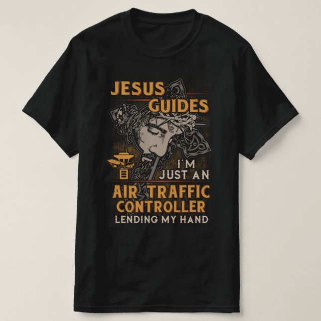 Camiseta Apenas um controlador de tráfego aéreo emprestando (Frente do Design)