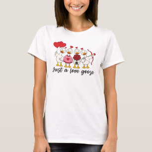 Camiseta Apenas Um Ganso De Amor Pato Fofo