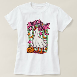 Camiseta Apenas Um Ganso Engraçado De Halloween