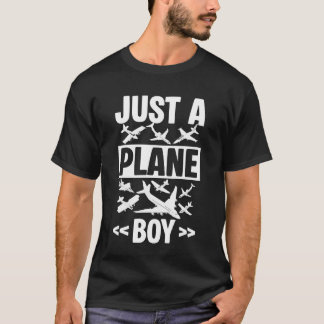 Camiseta APENAS UM Garoto de Avião Entusiasta da Aviação