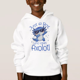 Camiseta Apenas um garoto que ama Axolotl 