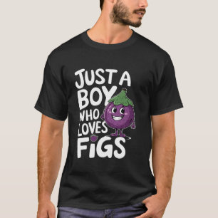 Camiseta Apenas um garoto que ama figuras para um Fruta de 