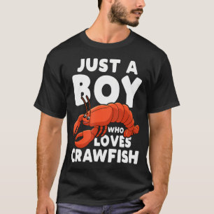 Camiseta Apenas um garoto que ama lagostim